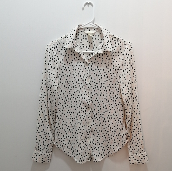 H&M Polka Dot Button Up - Picture 1 of 7
